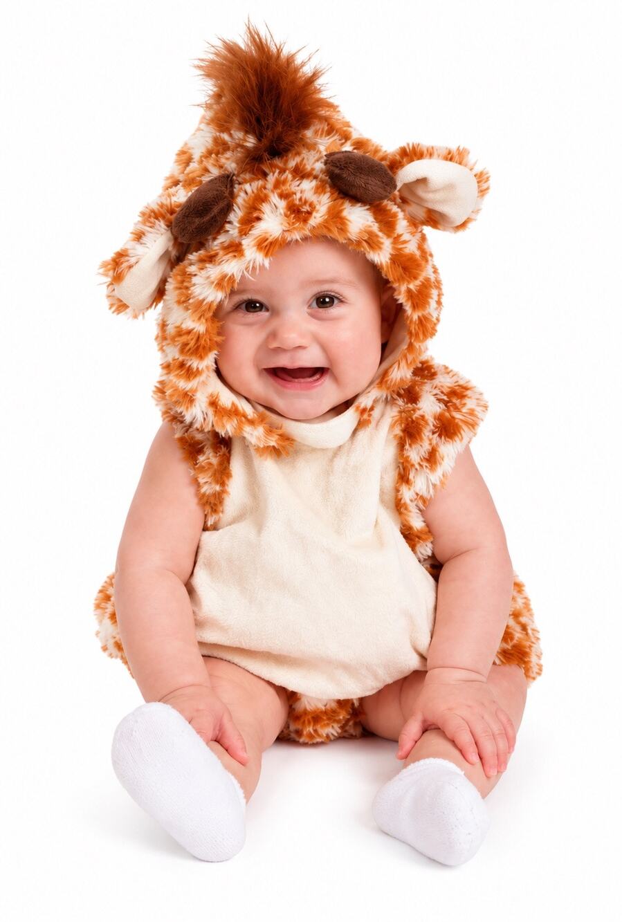 Dress Up America Baby Giraffe Halloween Costume 0-6 Months